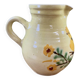 Earthenware pitcher from Savoy with bird decoration.
