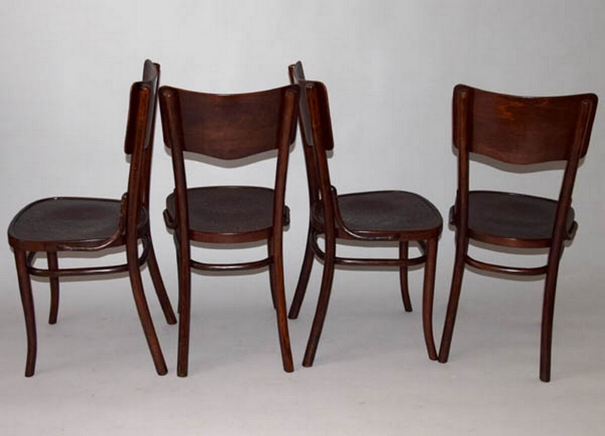 Antique dining chairs by Jozef Mintzis, Poland 1920s