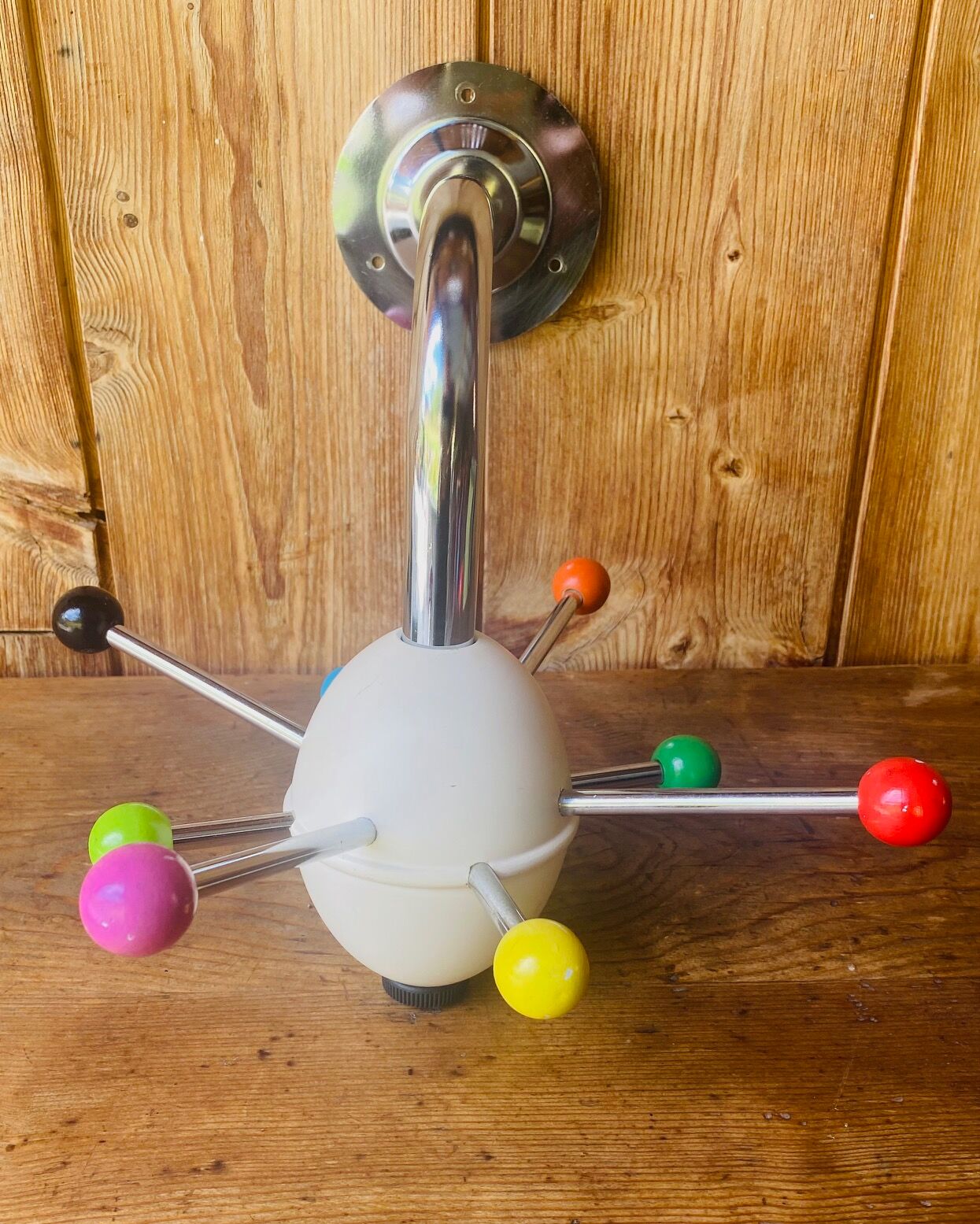 Sputnik wall coat rack from the 70s