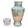 Carafe en verre moulé épais
