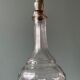 Old decanter nineteenth "Fine-Champagne" in blown glass