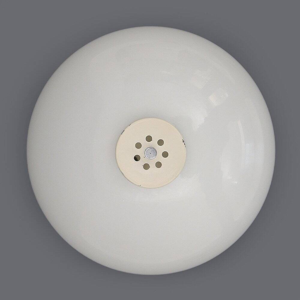 Chandelier with white glass diffuser, 1960s