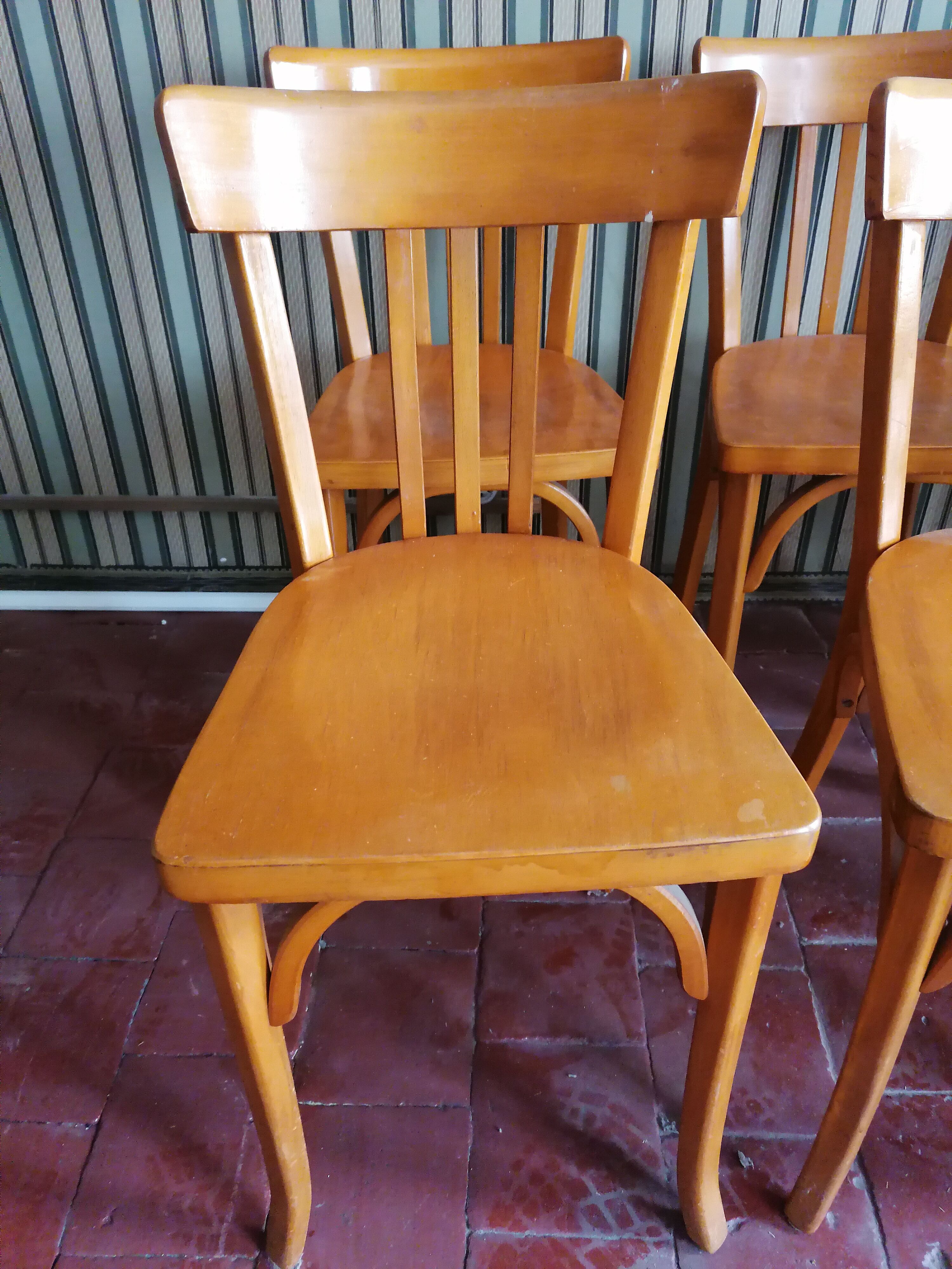 Lot 8 Baumann bistro chairs
