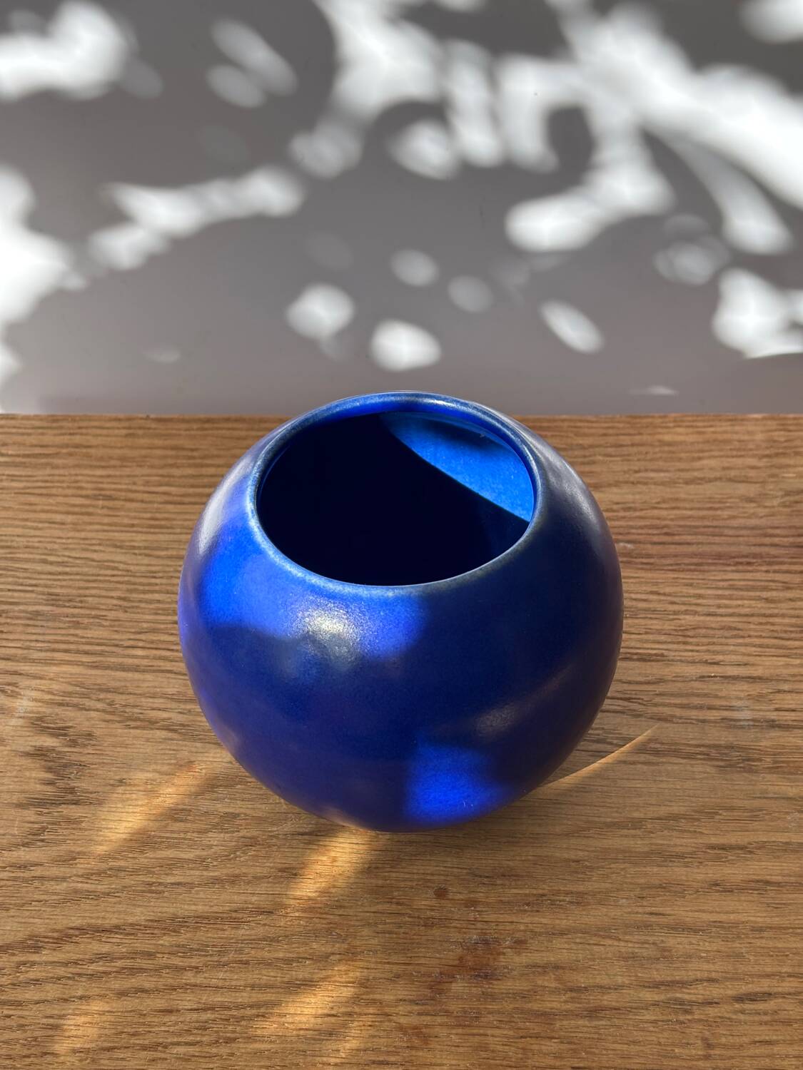ASA Germany ceramic cobalt blue vase