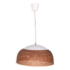 Lampe suspendue en osier