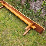 Paire de bancs vintage de ferme 230 CM