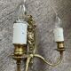 Antique Louis XVI style wall light in bronze