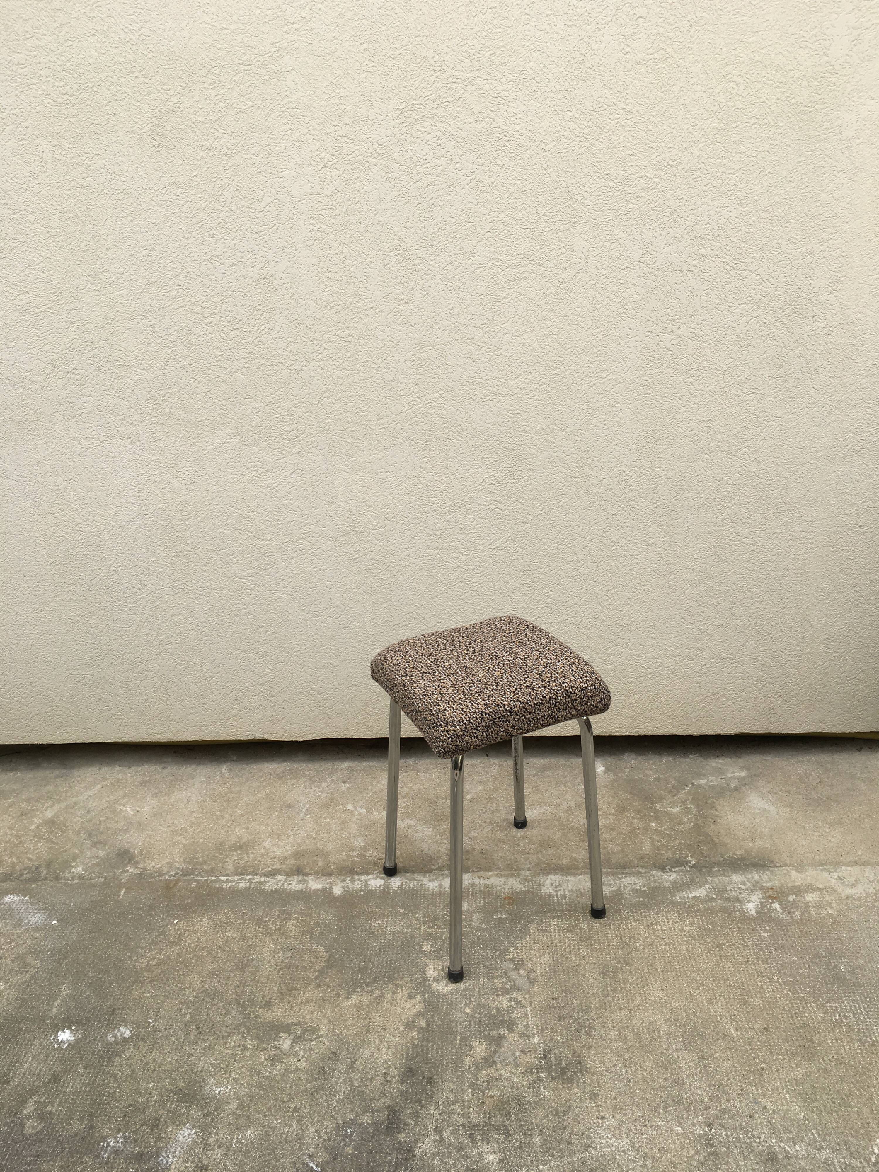 4-legged stainless steel stool