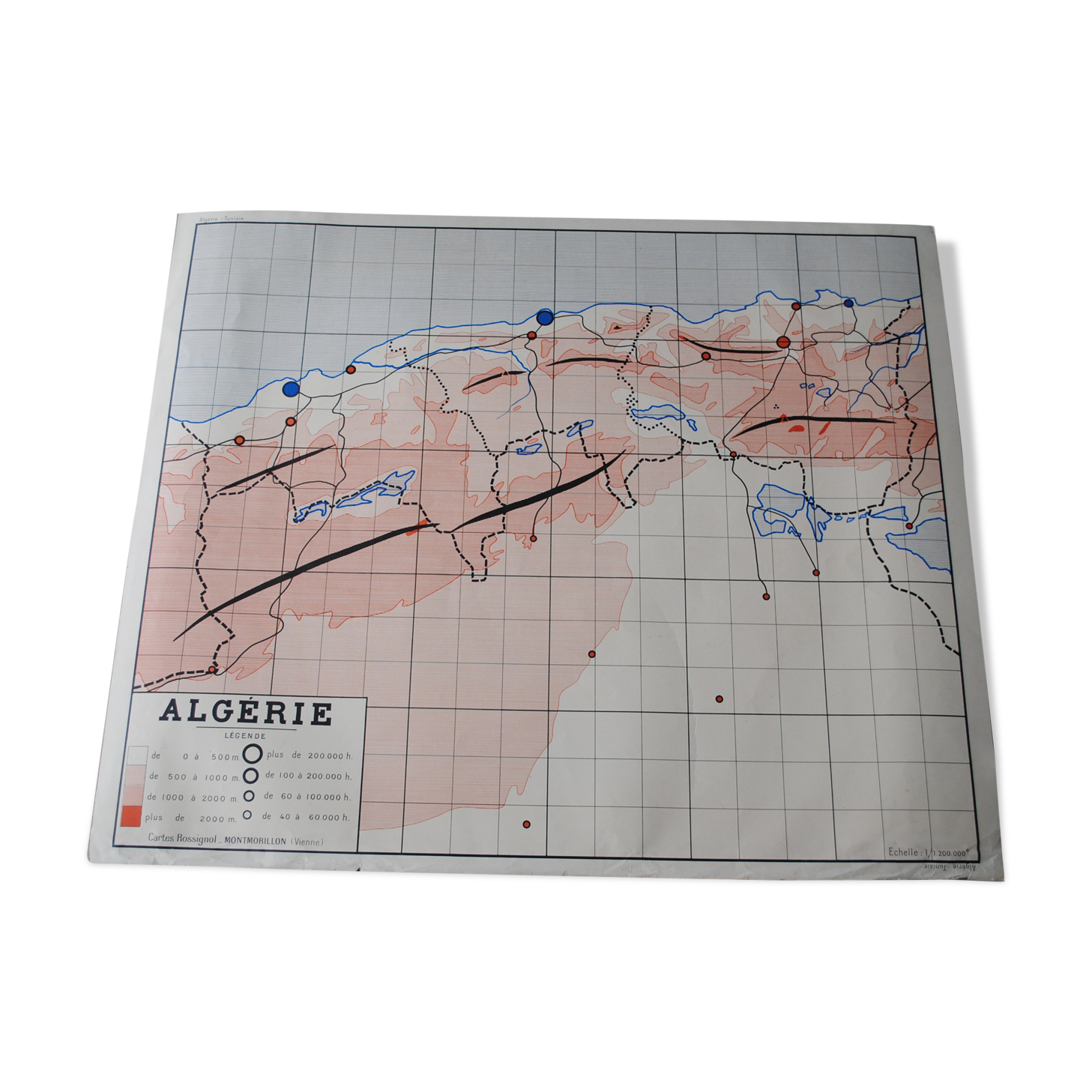School Nightingale Algeria and Tunisia map