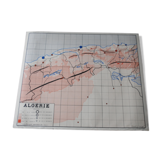 Carte scolaire Rossignol Algérie et Tunisie