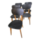 5 chaises vintage des années 60