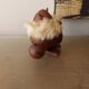 Figurine viking en teck
