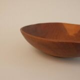 Vintage wooden hollow dish