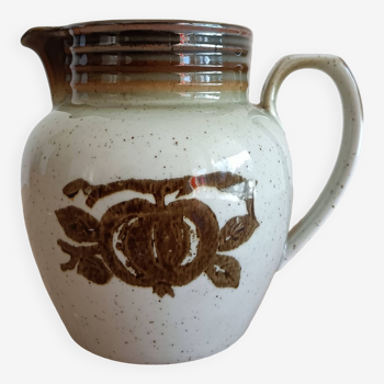 Bareuther Bavaria pyrite stoneware pitcher from the 70s