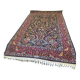 Grand Tapis Kashan Chasse Bleu Nuit 146x222 – Scène Animée