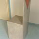 Neo-Brutalist and Postmodern Console-Pedestal – Unique artisan piece.