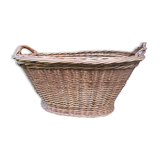 Large wicker laundry basket