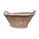 Large wicker laundry basket
