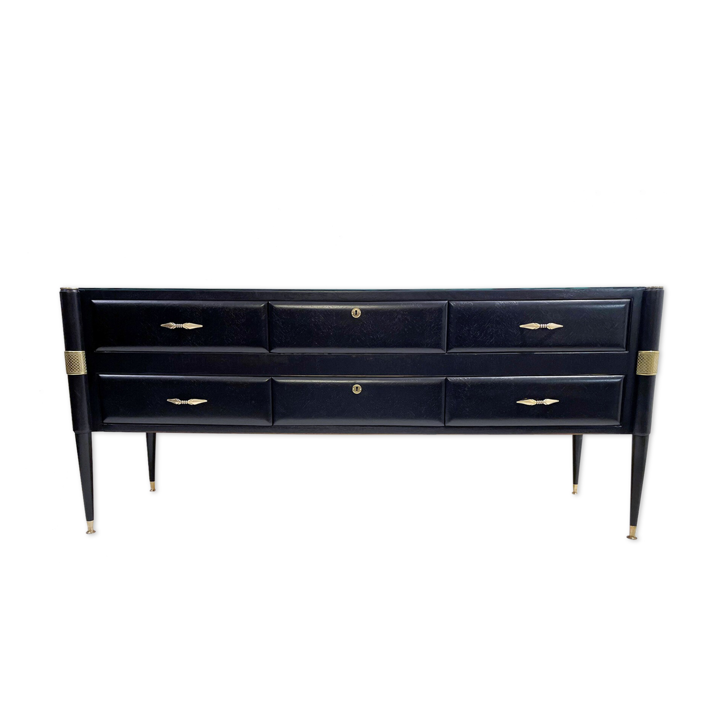 Mid-Century Modern Italian Wooden Sideboard, 1960s