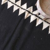 Black Kilim Rug - 303 x 203 cm