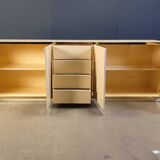 Vintage lacquered credenza, 1980s