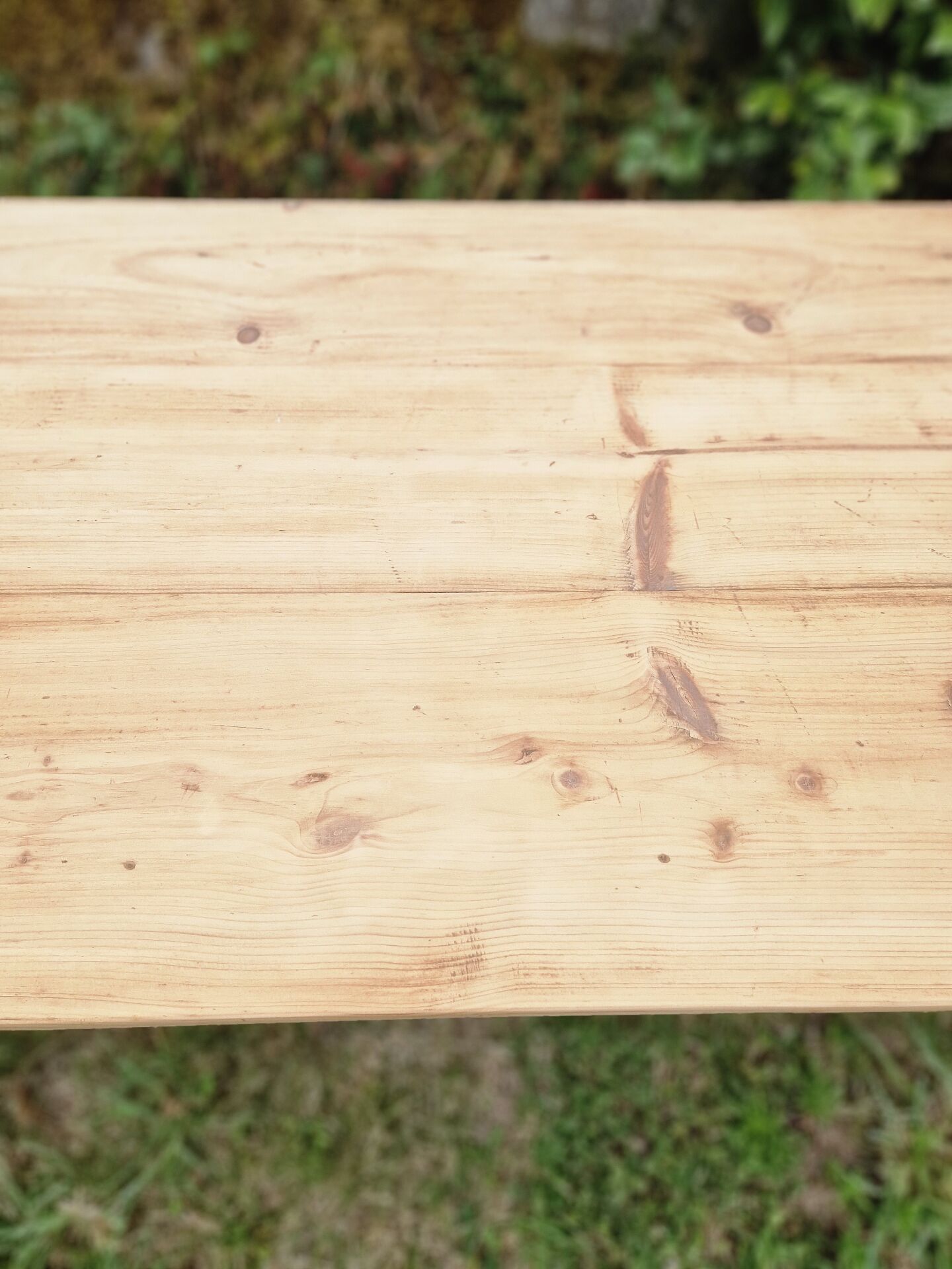 Table console en sapin