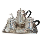 Antique silver-plated coffee service