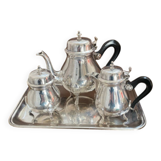 Antique silver-plated coffee service