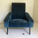 Armchair blue duck