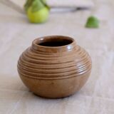 Vase ball signed Vallauris