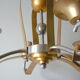 Lustre vintage 1950 aluminium