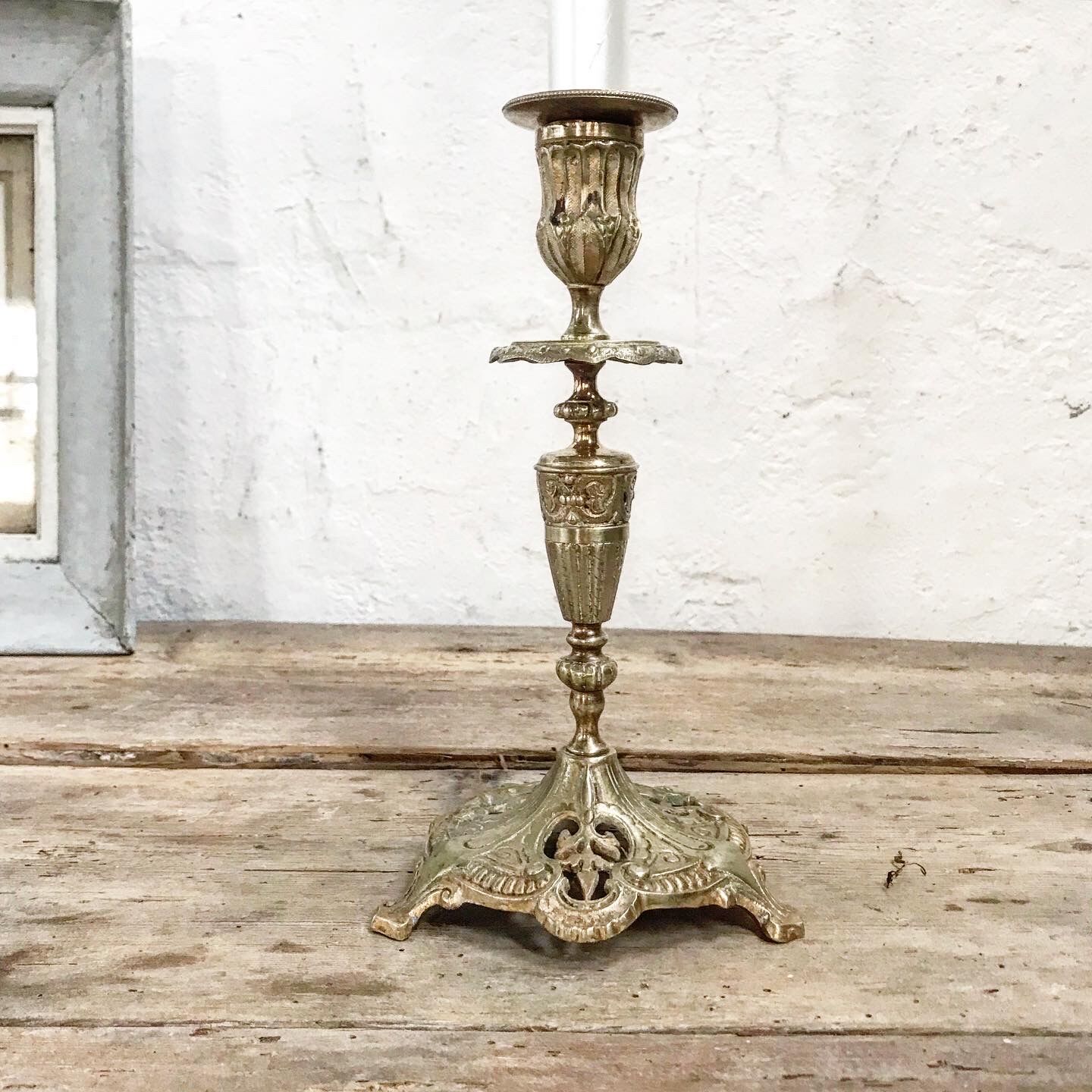 Brass candlestick