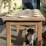Large renovated farmhouse table
