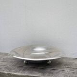 Art Deco ball footed dish with silver metal