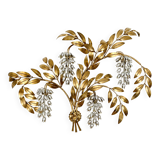 Grande applique murale Hollywood Regency en forme de feuille de palmier par Hans Kögl