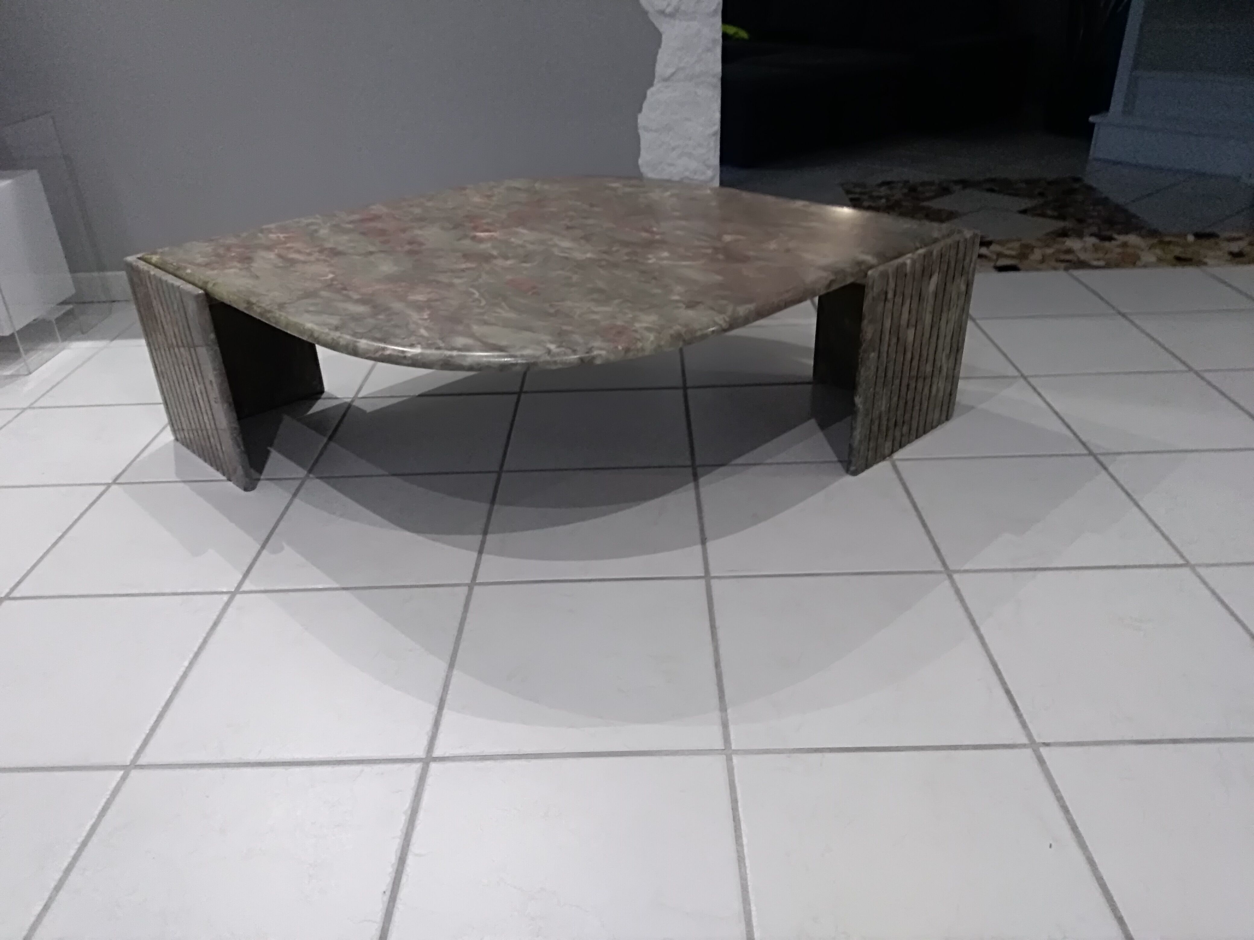 Roche Bobois marble coffee table, 1970