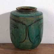 Ancient Asian vase with floral details (c.1820) #14