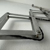 Old large industrial accordion wall lamp