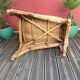 Chaise-longue en bambou et rotin