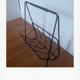 Magazine holders black metal and scoubidou