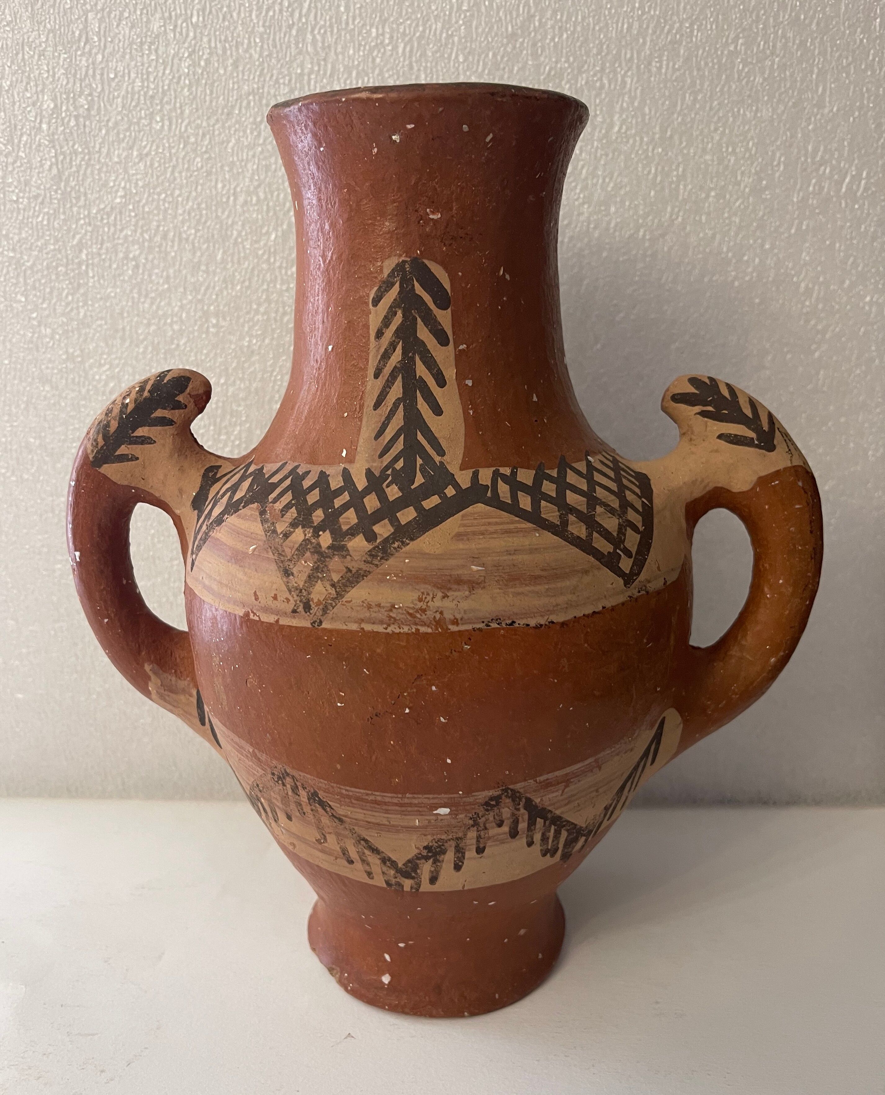 Jar Algeria, limestone and aluminum twentieth century