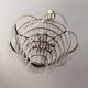 Crystal grapevine waterfall chandelier 60s-70s