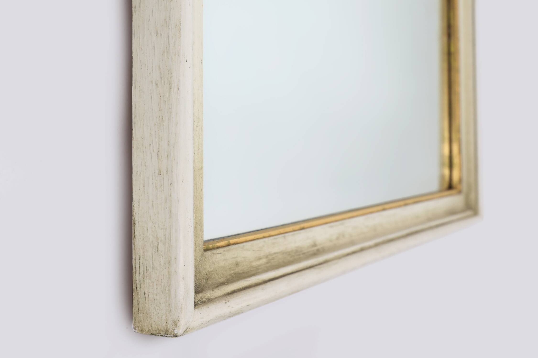 20th Century French beveled Louis XV style mirror
