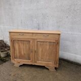 Natural wood sideboard
