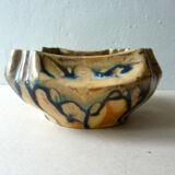 Void signed pocket méténier, enamelled stoneware, period art deco