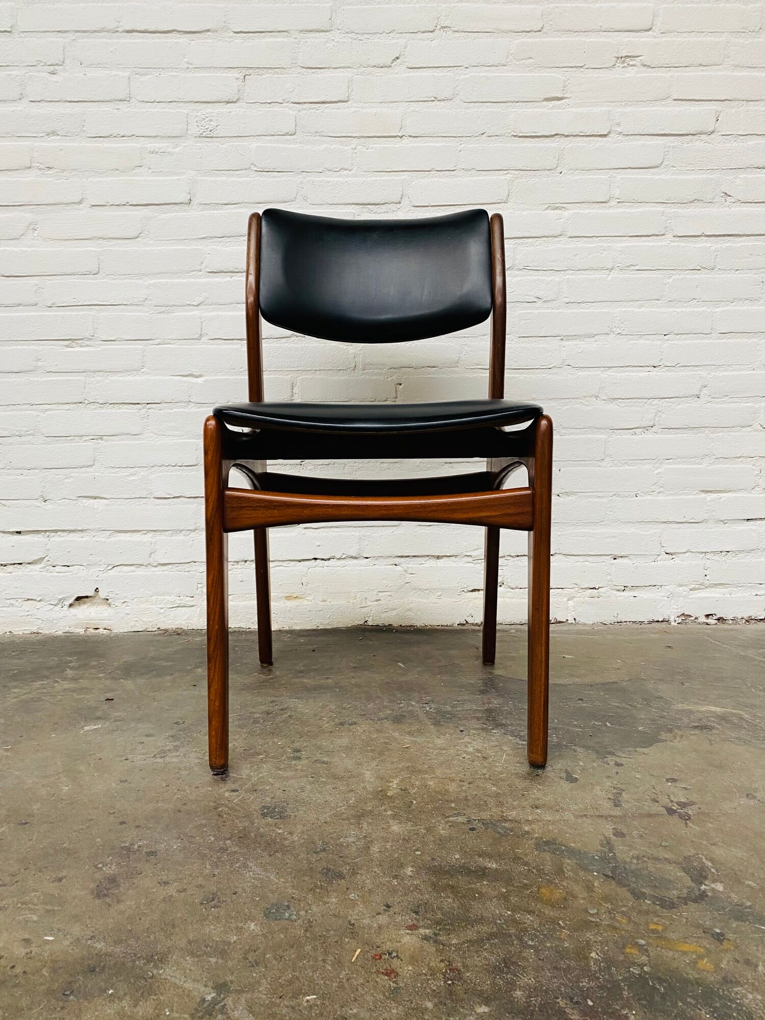 Vintage Set of 4 Teak Dining Chairs by Louis van Teeffelen voor Wèbè, 1960s.