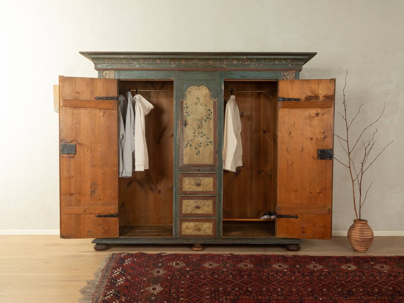 Antique wardrobe from the 19th century