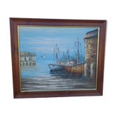 Vintage marine painting