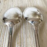 Silver salad servers