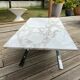 Table basse marbre calacatta design 1970